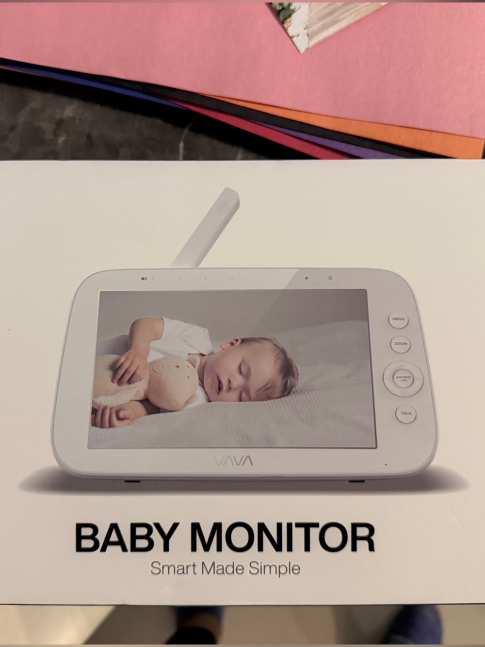 VAVA White Baby Monitor - 8" Video Parent Unit